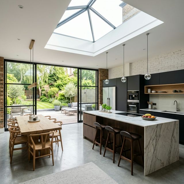 Open Plan Kitchen Interior